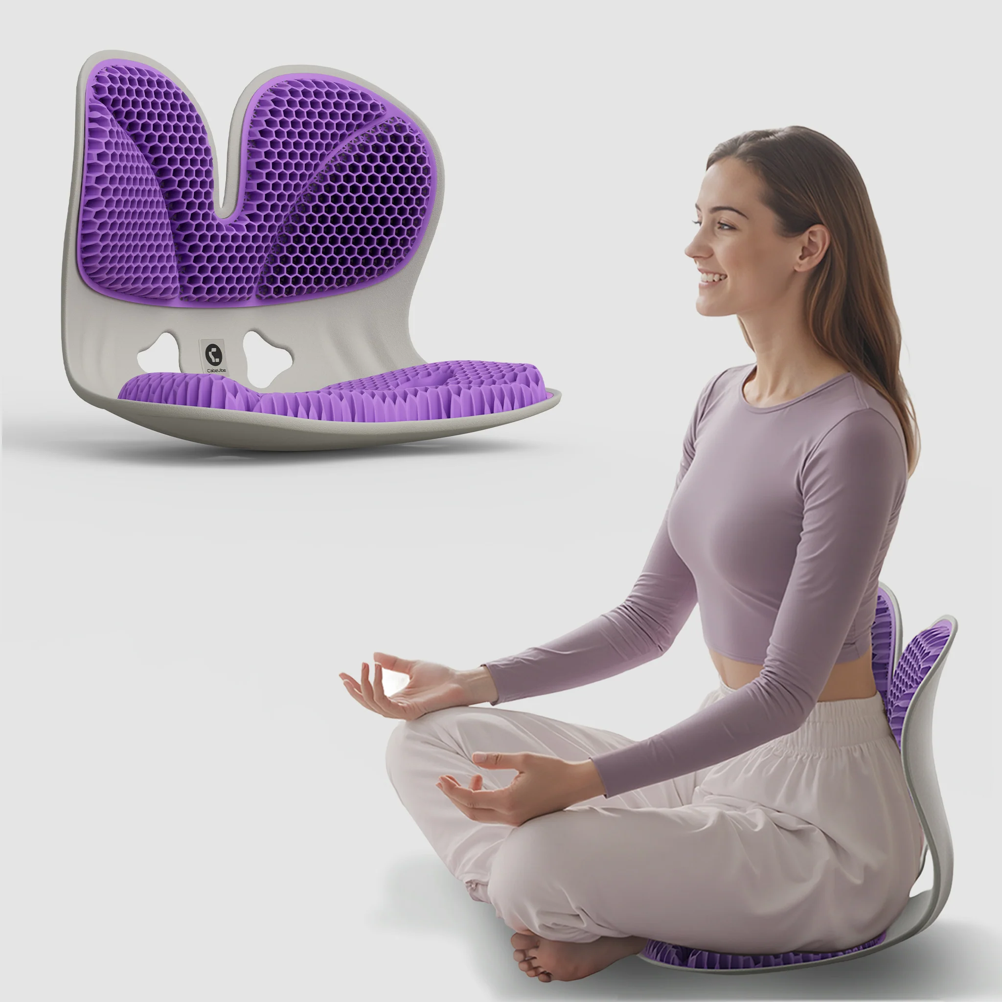 Asiento Ergonómico con Soporte Lumbar - Imagen 3