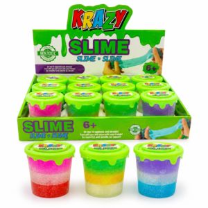 Slime Tricolor con Brillantina – Masa Elástica para Niños