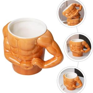 Taza con diseño de músculos 💪☕