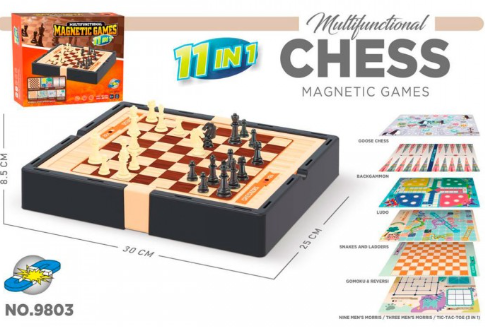 Juego de Ajedrez Magnético 11 en 1