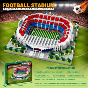 Juego Didáctico Estadio de Fútbol – 2.748 Piezas ⚽🏟️