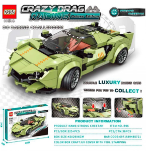 🚗 Juego Didáctico Auto Crazy Drag – 325 Piezas