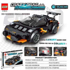🚗 Juego Didáctico Auto Crazy Drag – 359 Piezas