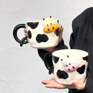 🐄 Taza de Vaquita – Incluye Caja de Regalo y Cucharita