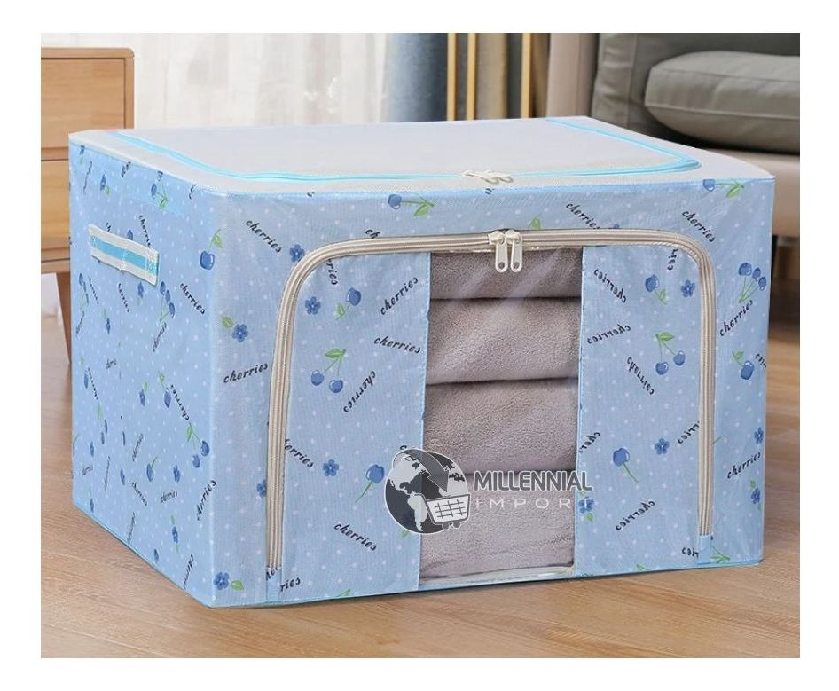 📦 Caja de Almacenamiento Plegable con Marco de Acero y Ventana Transparente - Imagen 6