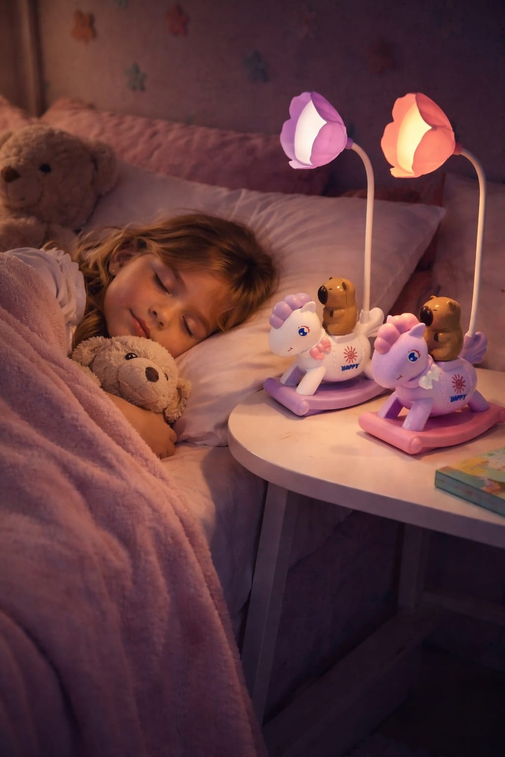 🦄 Velador de Unicornio Recargable LED - Imagen 3