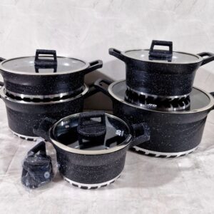 🍳 Set de Ollas Antiadherentes – 10 Piezas