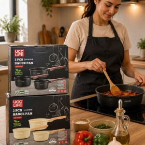 🍳 Set de 3 Sartenes Antiadherentes