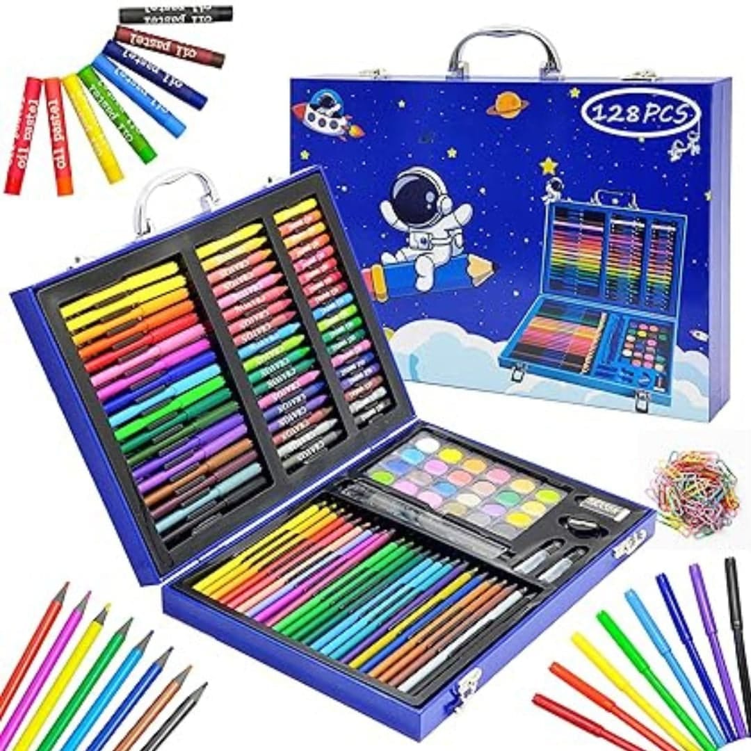 Maleta de Colores – 128 Piezas 🎨 - Imagen 2
