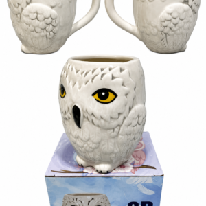 Taza 3D de Cerámica Diseño Búho 🦉