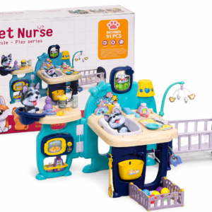 Pet Nurse – Centro de Cuidado para Mascotas Infantil (91 piezas)