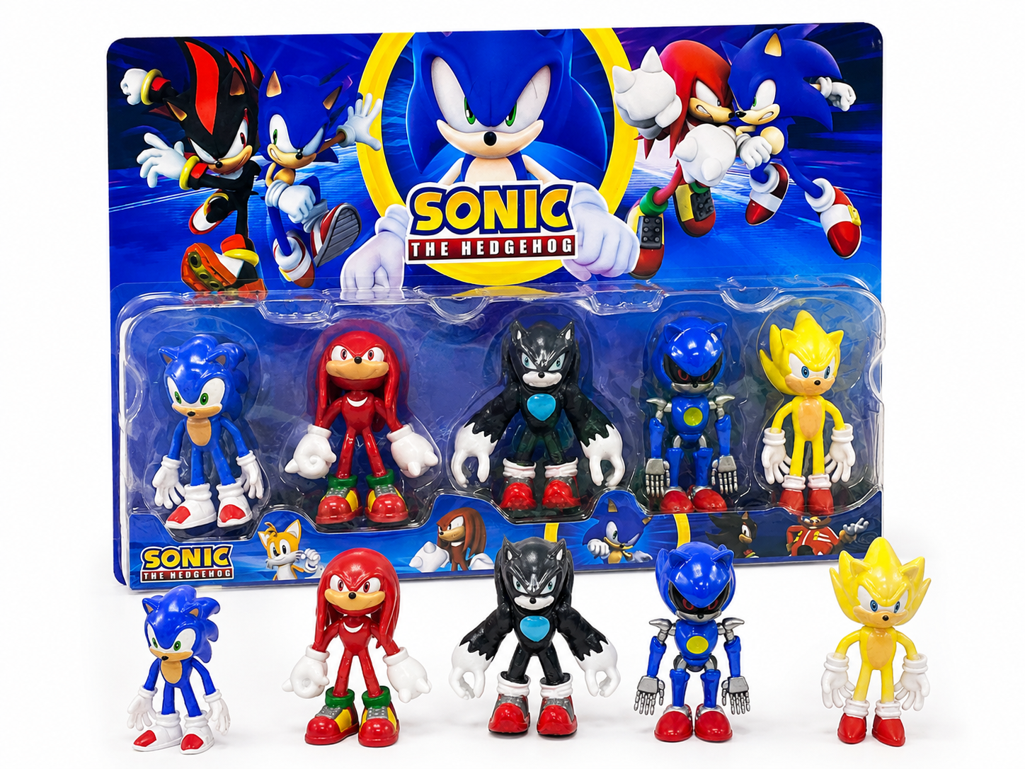 Set de Figuras Sonic the Hedgehog – 5 Personajes