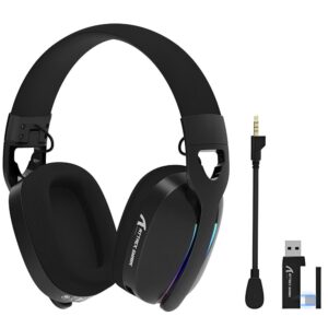 🎧 Auricular Attack Shark L90 Plegables RGB – Negro gamer