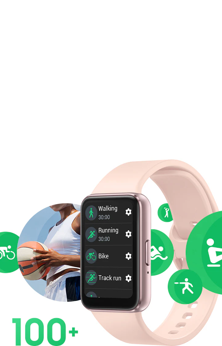 ⌚ Reloj Smartwatch Samsung Galaxy Fit3 SM-R390NID – Pink - Imagen 2