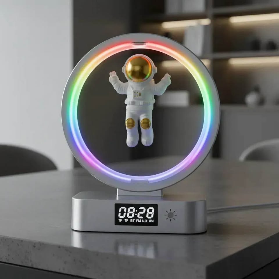 💡 Lámpara LED Multifunción con Bluetooth ⏰🔊