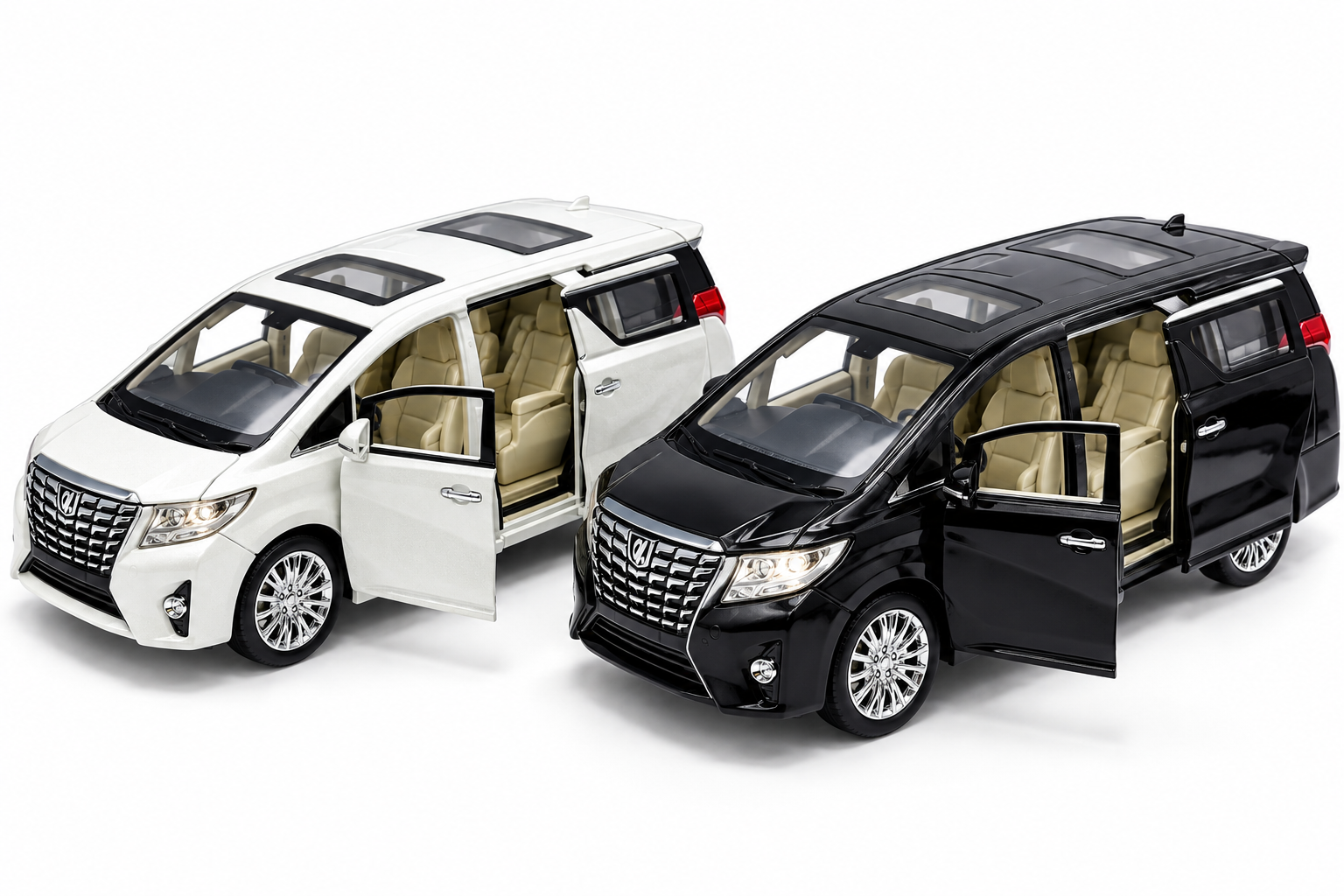 🚐 Mini Van de Lujo a Escala 1:24 – Metal con Luz y Sonido