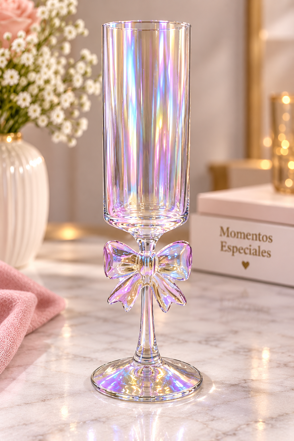 🥂 Copa de Champán con Lazo – 180 ml
