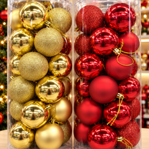 🎄 Set de 24 Bolas Navideñas Decorativas