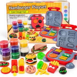 Set de Plastilina para Niños 40 Piezas – Hamburguesería de Juguete